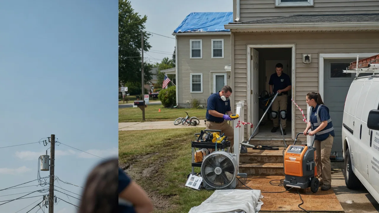 Water Damage Repair in Harristown, IL near me